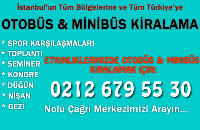 otobüs kiralama istanbul